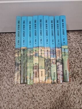 The Bible Story by Arthur S. Maxwell Vintage Hardcover Book Set